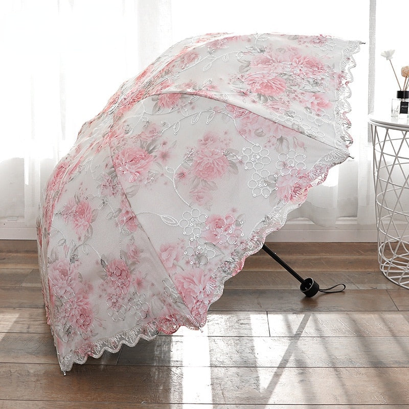 Vintage Lace Princess Umbrella - Sabreeonline