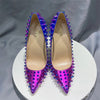 Spikes Rivets Studded Sexy Gradient Double Color