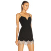 High Quality Autumn 2023 Women&#39;S Diamond Tassel 2 Two-Piece Set Sexy Short Coat + Spaghetti Strap Dress Elegant Party Set