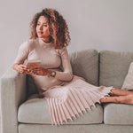 Future Time Women Knitted Long Dress Autumn Winter Slim Sleeve Ladies Dresses Elegant Party Female Sweater Bodycon Dress F792