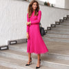 Future Time Women Knitted Long Dress Autumn Winter Slim Sleeve Ladies Dresses Elegant Party Female Sweater Bodycon Dress F792