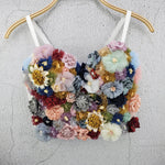 Floral Corselets Bralette Vest