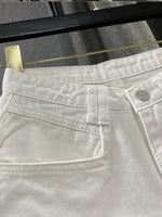 White High Waist Denim Shorts Women'S Tassel Raw Edge Loose Wide-Leg Hot Pants 2022 Summer Fashion Korean Women'S Clothing