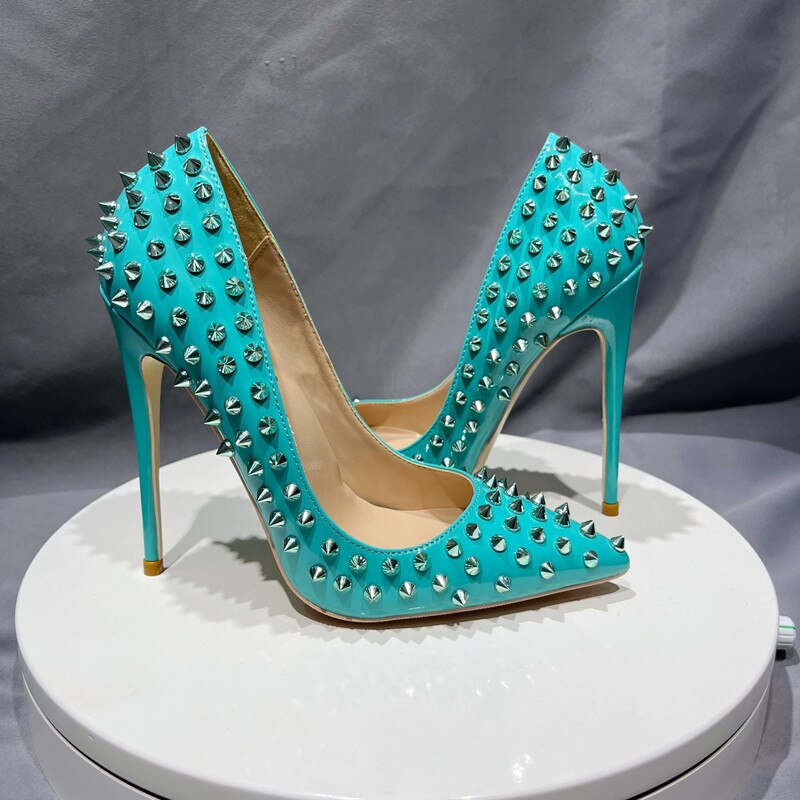 Spikes Rivets Fashion High Heels