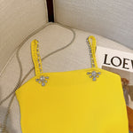 Diamonds Beaded Slim Knit Vests