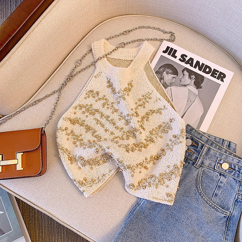 Beading High Street Short Tops
