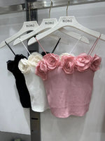 Summer Basic Crop Top Women Patched Fake Diamonds Padded Soft Velour Tanks Sleeveless Tee Top Camisole With Bra