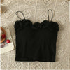 3D Flowers Padded Sleeveless Shirt
