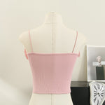 3D Flowers Padded Sleeveless Shirt