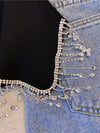 Sexy Sleeveless Diamond Tops