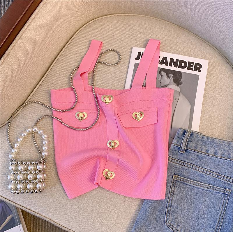 Summer Sexy Slim Knit Vests