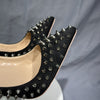 Black Rivet Pointed Toes