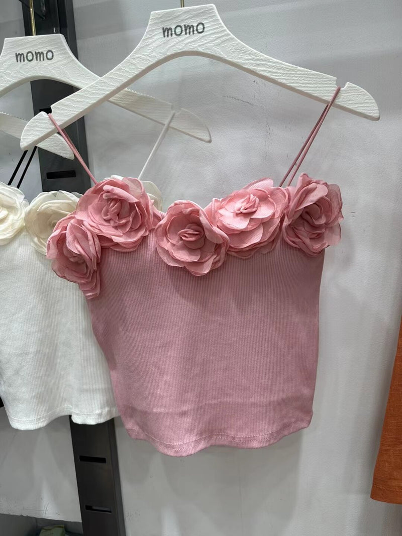 Summer Basic Crop Top Women Patched Fake Diamonds Padded Soft Velour Tanks Sleeveless Tee Top Camisole With Bra