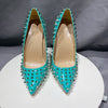 Spikes Rivets Fashion High Heels