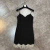 High Quality Autumn 2023 Women&#39;S Diamond Tassel 2 Two-Piece Set Sexy Short Coat + Spaghetti Strap Dress Elegant Party Set