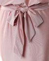 Women Party Evening Mini Dress Long Sleeve Sexy Chain Strap Cold Shoulder Belted Bodycon Dress Casual Fashion Solid Color