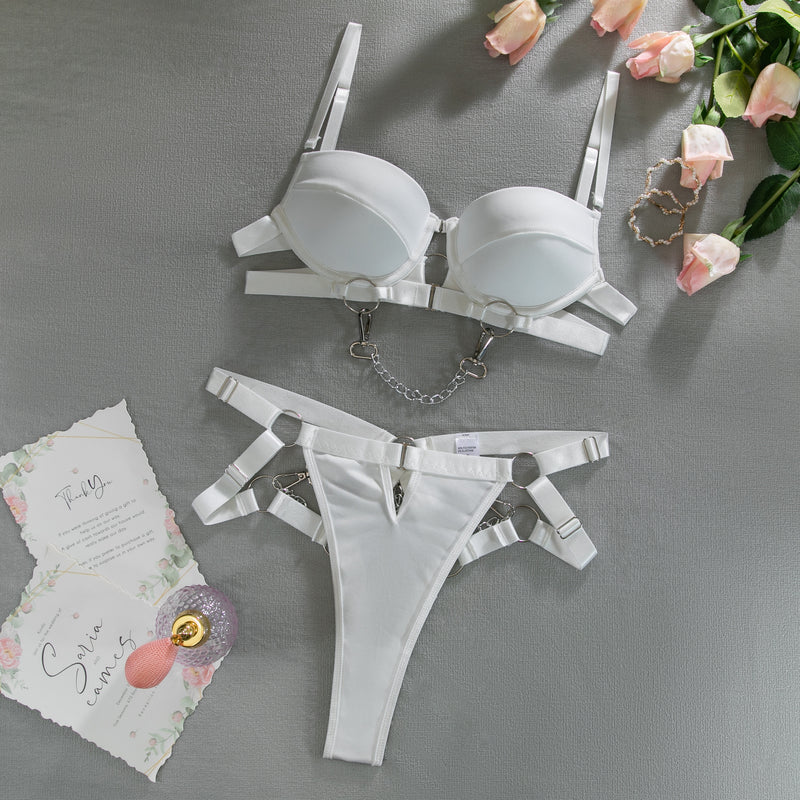 Uncensored 2 Piece White Intimate Outfit