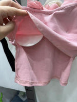 Summer Basic Crop Top Women Patched Fake Diamonds Padded Soft Velour Tanks Sleeveless Tee Top Camisole With Bra