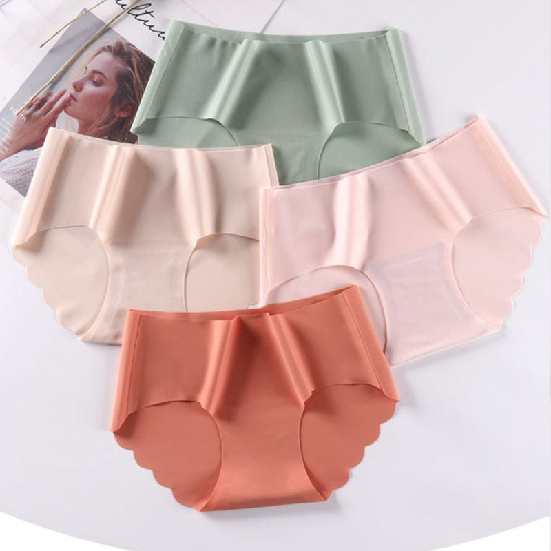 Seamless Underwear Silk Color Panties - Sabreeonline