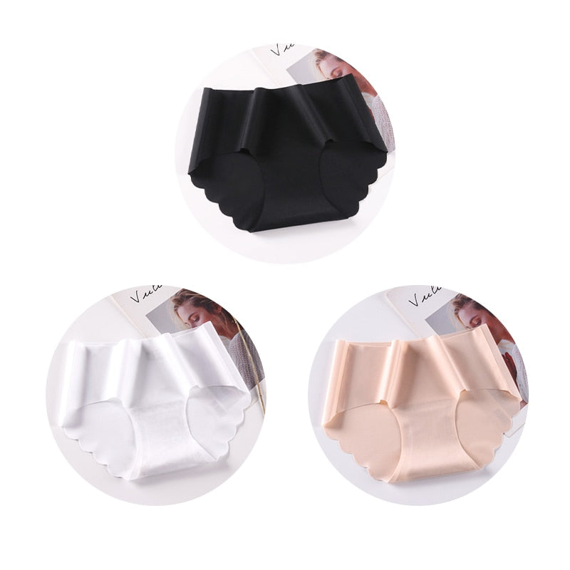 Seamless Underwear Silk Color Panties - Sabreeonline