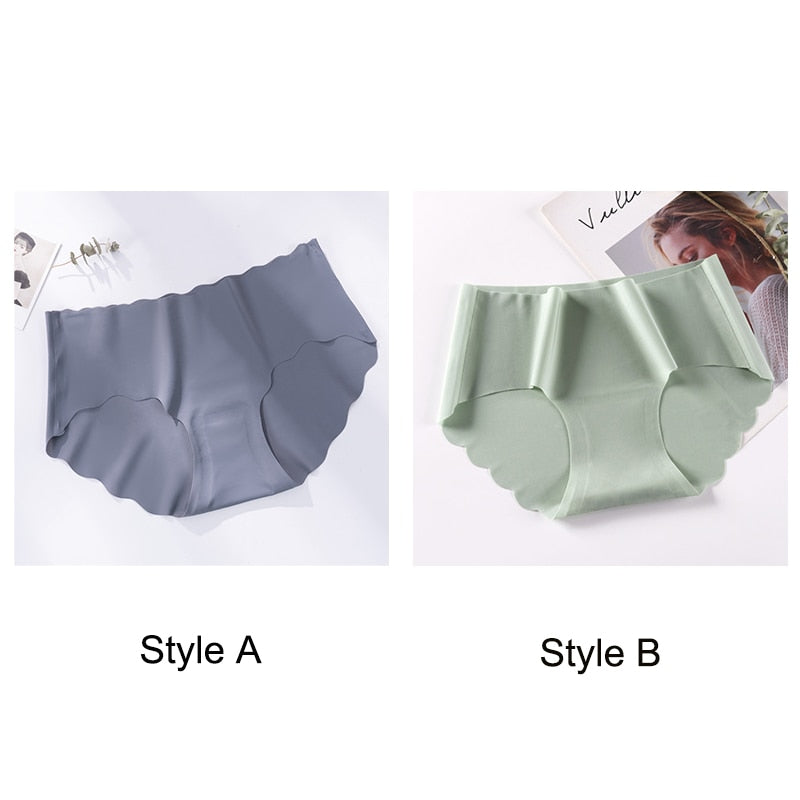 Seamless Underwear Silk Color Panties - Sabreeonline