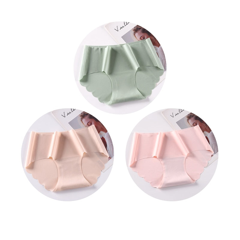 Seamless Underwear Silk Color Panties - Sabreeonline