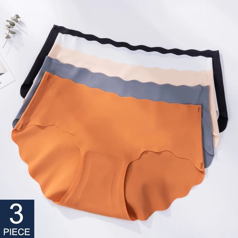Seamless Underwear Silk Color Panties - Sabreeonline