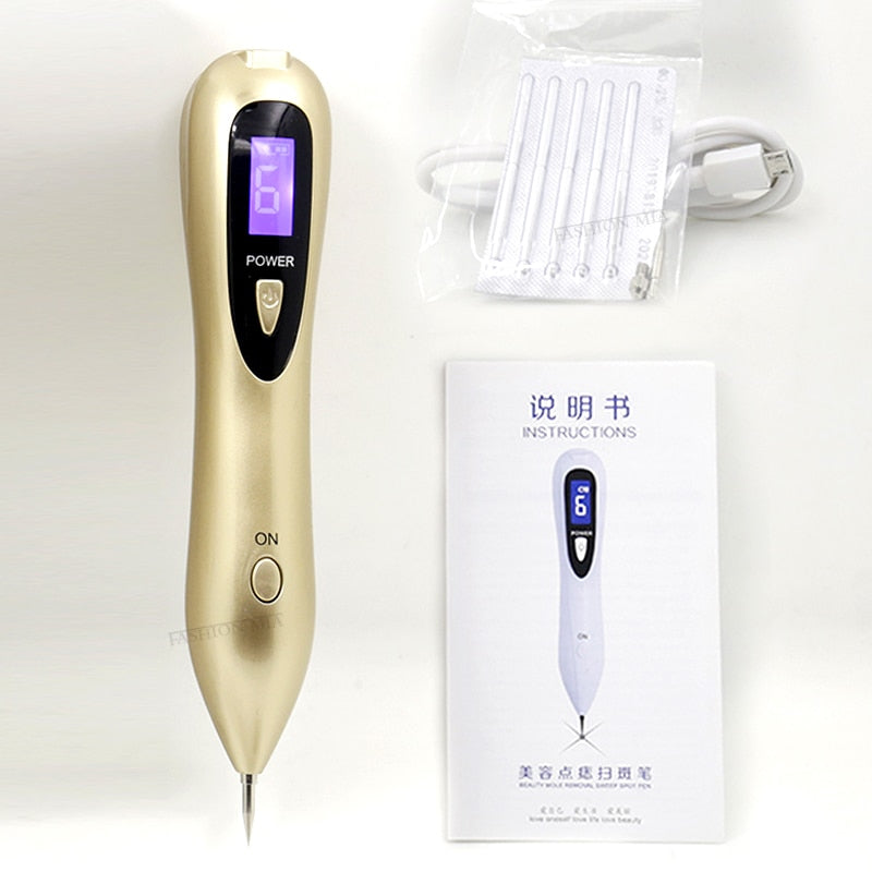 6 level Spot Remover Laser Plasma Pen Skin Care Mole Removal Dark Skin Wart Tattoo - Sabreeonline