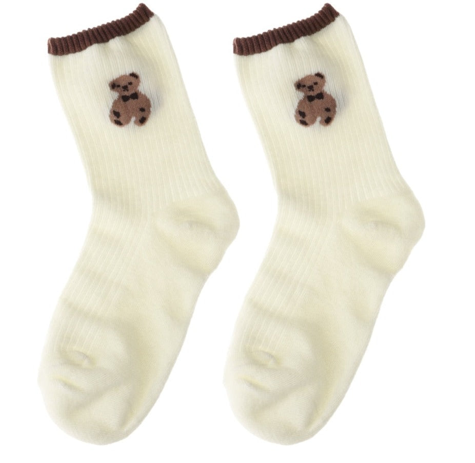 Cotton Breathable Bear Cute Socks - Sabreeonline