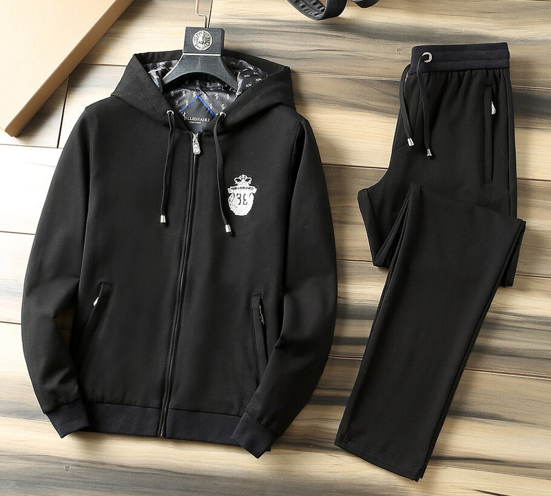 Sportswear Set Fashion Cotton Zipper Outdoor Embroidery - Sabreeonline