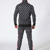 Sportsuits Set Men 2019 Brand Fitness Suits autumn Men Set Long Sleeve stripe Hoodies+Pants Gyms Casual Sportswear Suit - Sabreeonline