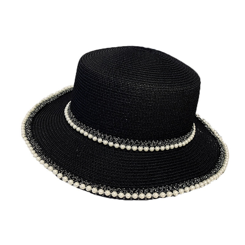 Women Hats Sequin Travel England Pearl Beach - Sabreeonline
