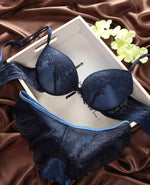 Sexy Underwear Satin Lace Embroidery Sets - Sabreeonline