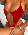 Sexy Hollow One Piece Swimsui