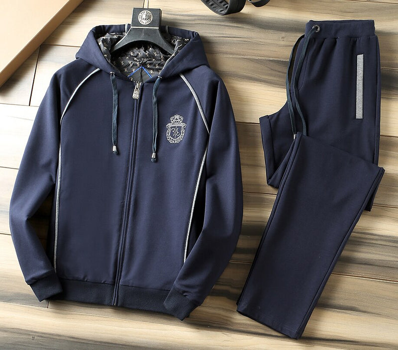 Sportswear Set Fashion Cotton Zipper Outdoor Embroidery - Sabreeonline