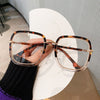 Big Square Frame Glasses Vintage Eyeglasses - Sabreeonline