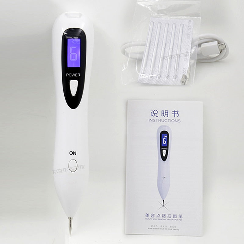 6 level Spot Remover Laser Plasma Pen Skin Care Mole Removal Dark Skin Wart Tattoo - Sabreeonline