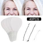 Lift Up 40Pcs/Set Invisible Thin Face Stickers - Sabreeonline