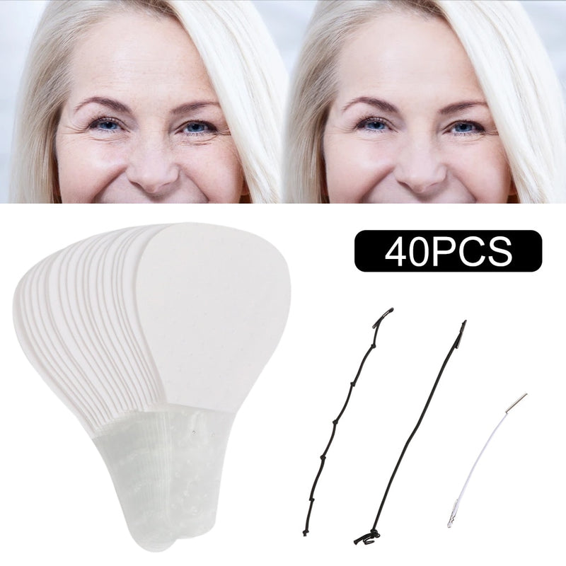 Lift Up 40Pcs/Set Invisible Thin Face Stickers - Sabreeonline