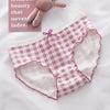 New Women's Underwear Lovely Girl Cartoon Panties Fashion Bow Comfort Briefs Mid Waist Seamless Underpants Female Lingerie - Sabreeonline