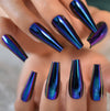 Gold Metallic Fake Nails Press on