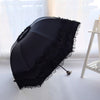 Lace umbrella Christmas sun umbrella women&#39;s parasol ultra light folding uv con proteccion solar sombrillas - Sabreeonline