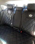 Universal Car Seat Cover Crown Leather Cushions - Sabreeonline