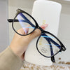 Transparent Glasses Anti Blue Light Round - Sabreeonline