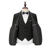 Tuxedos Formal Groom Jacket Pants Vest Suit - Sabreeonline