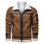 Faux Fur Leather Jacket - Sabreeonline