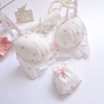 Embroidery Film Cup Bralette - Sabreeonline