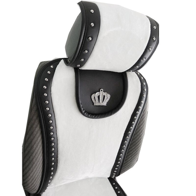 Universal Car Seat Covers Styling Crown Rivet - Sabreeonline