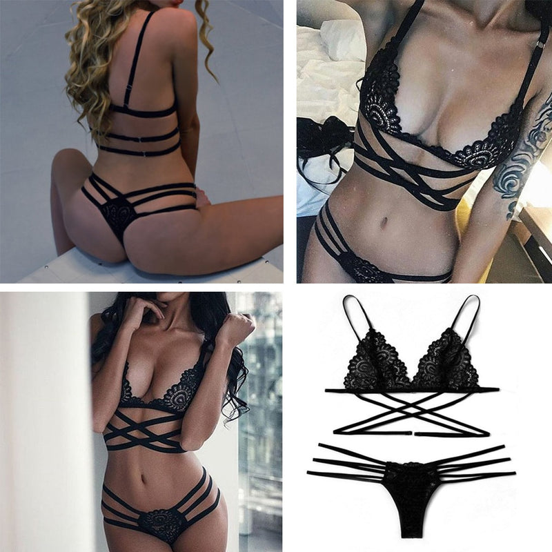 Women Bikini Set Solid Swimming Lace Bikini Swimsuit Bathing Suit Bathing Swimwear Summer Beach Wear Female Low Waist Biquini