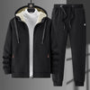 Thick Warm Fleece Tracksuit - Sabreeonline